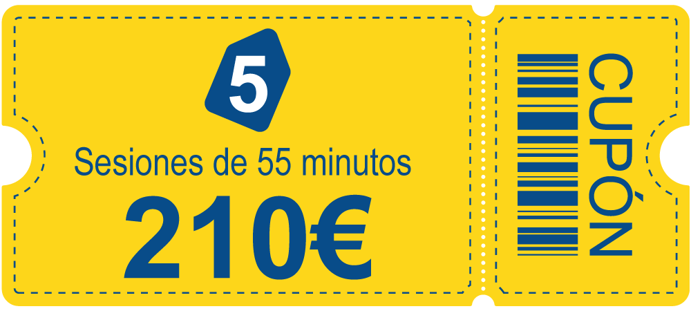 Bono 5 sesiones 55 min 210€